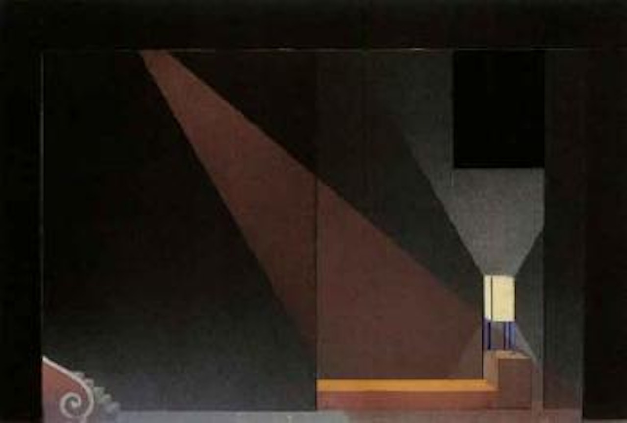 Stage design for Shakespeare's As You Like It by Walter Dexel