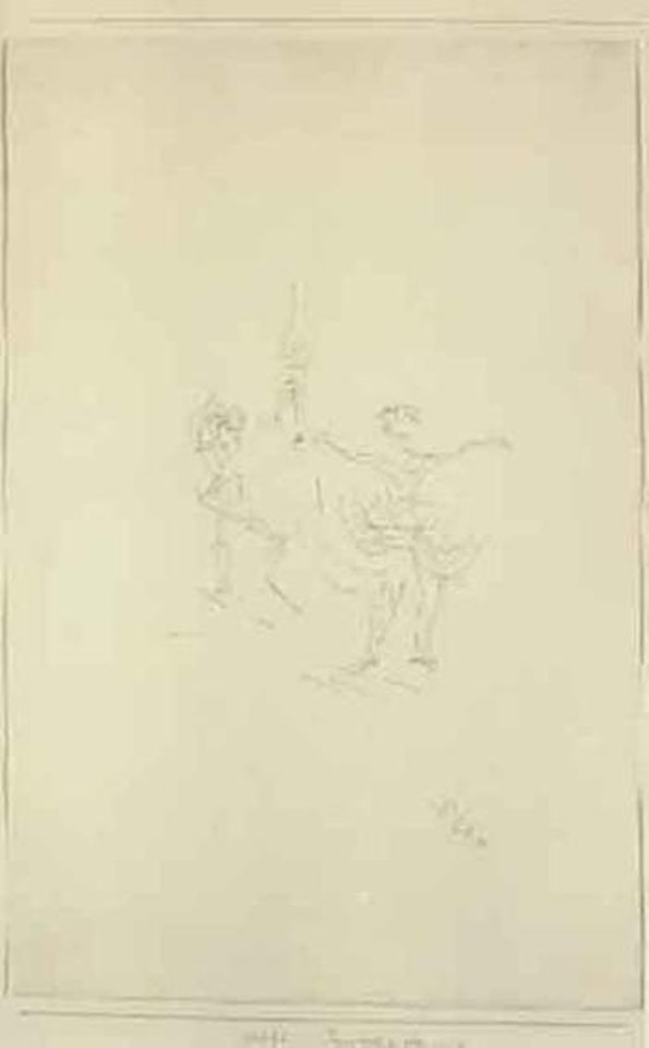 Three dancers by Paul Klee