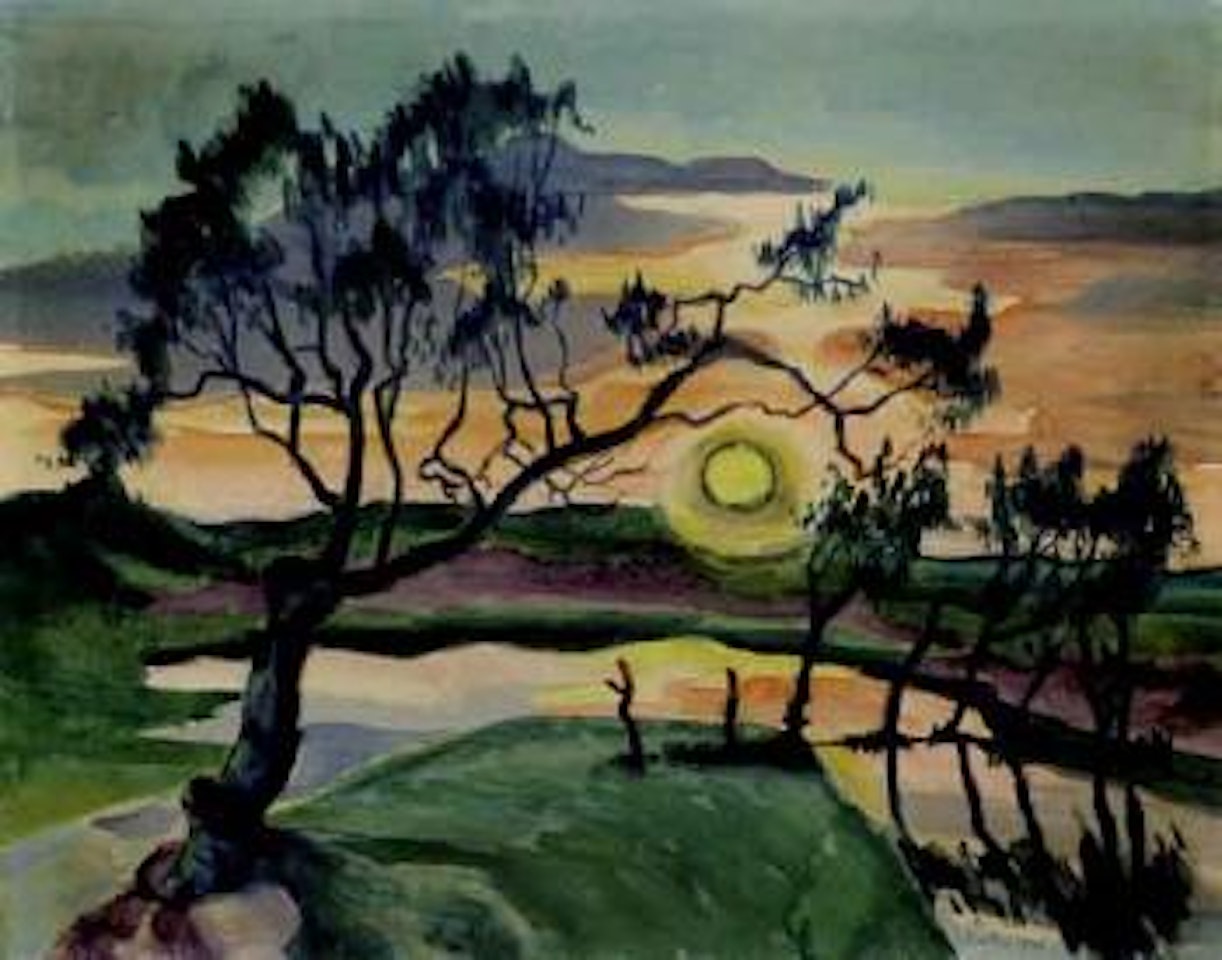 Sunset by Max Pechstein