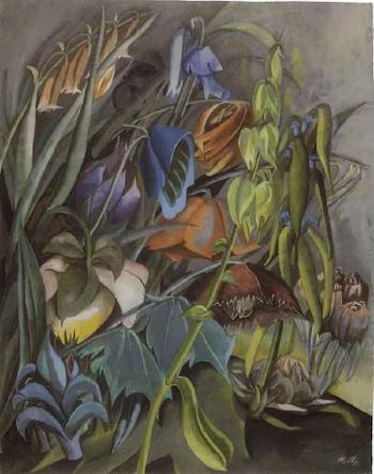 Planting in the rain by Hannah Höch