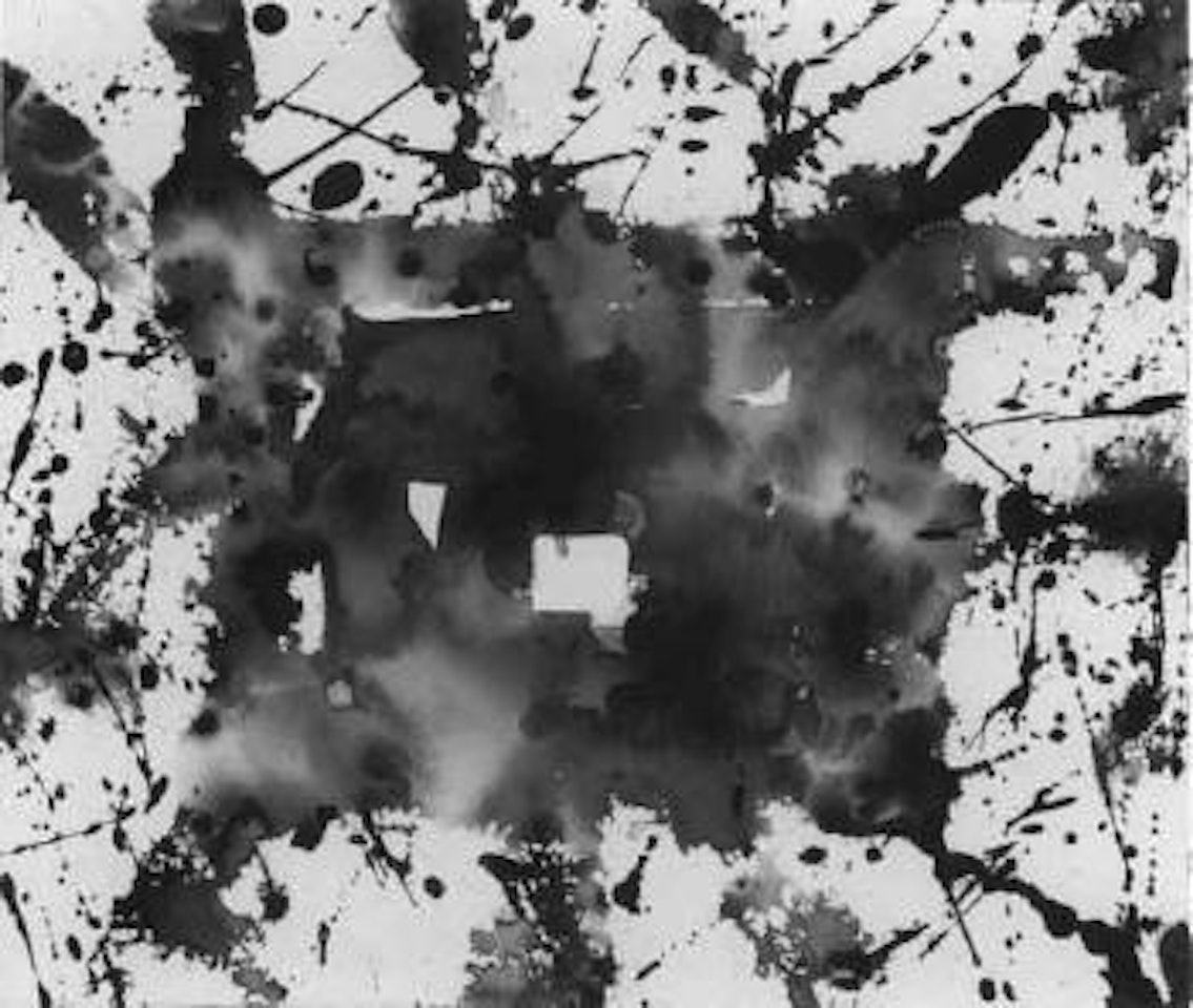 Blue square by Sam Francis
