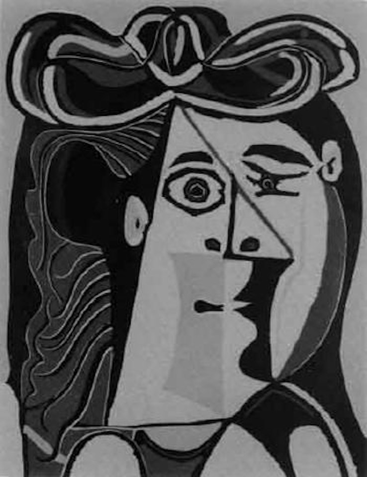 Tete de femme au chapeau by Pablo Picasso