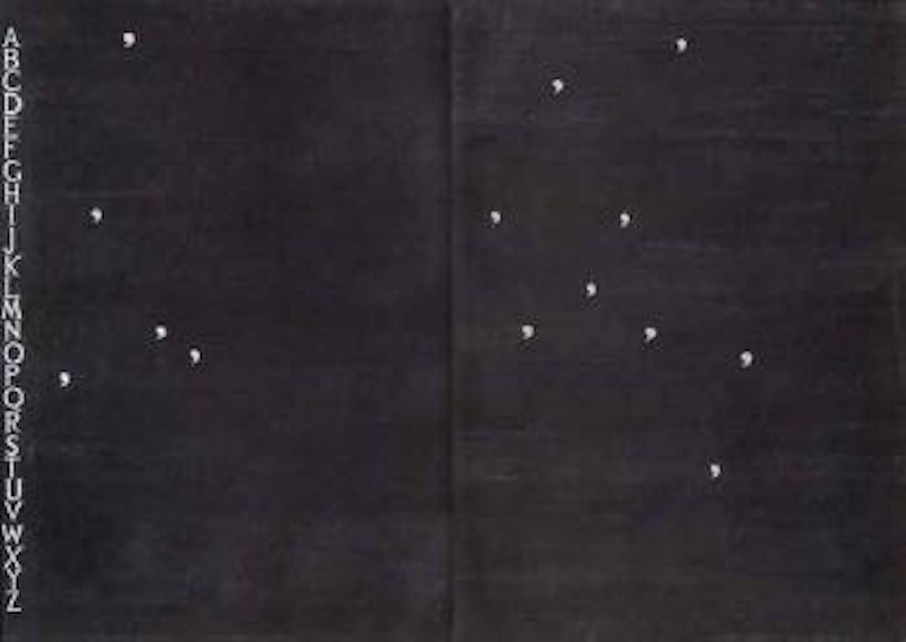 Sloping by Alighiero Boetti