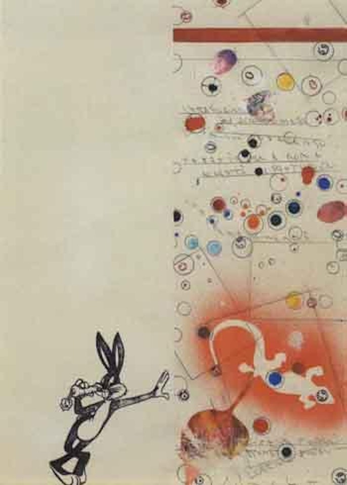 Bugs Bunny by Alighiero Boetti