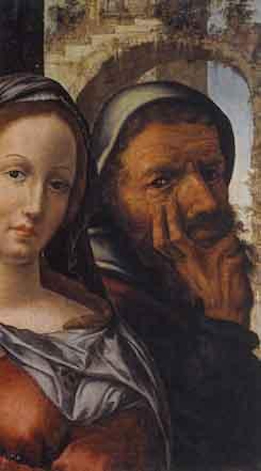 Philosopher and woman by Marten Jacobsz van Veen Heemskerk