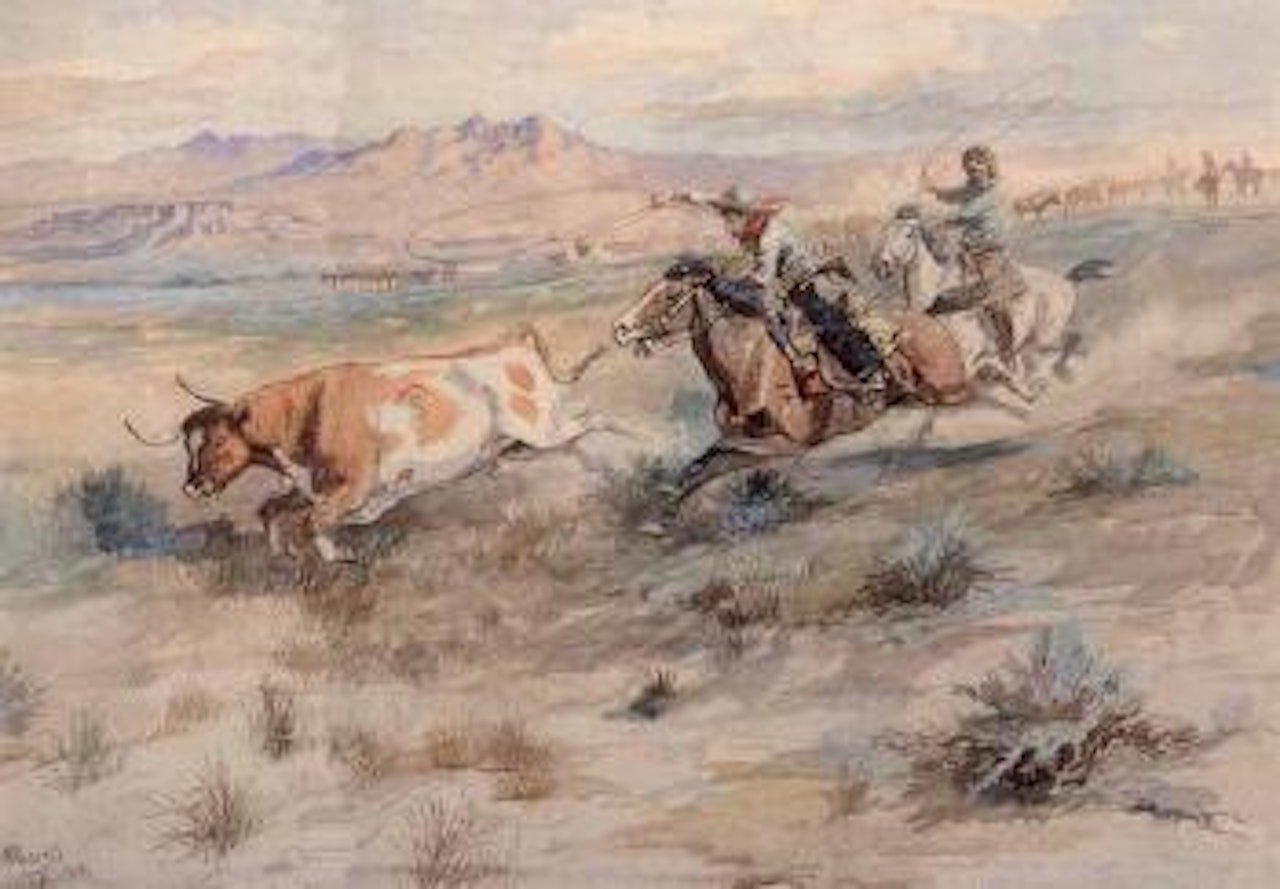 The bolter No.1 by Charles M Russell