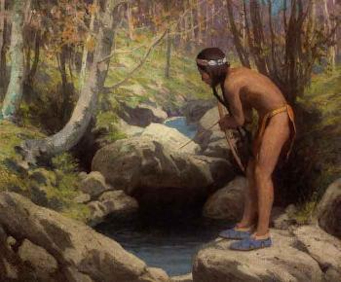 The fisherman by E. Irving Couse