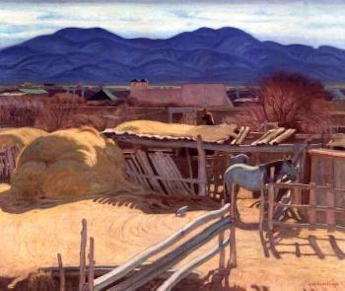 Ranchos corral by Ernest Martin Hennings
