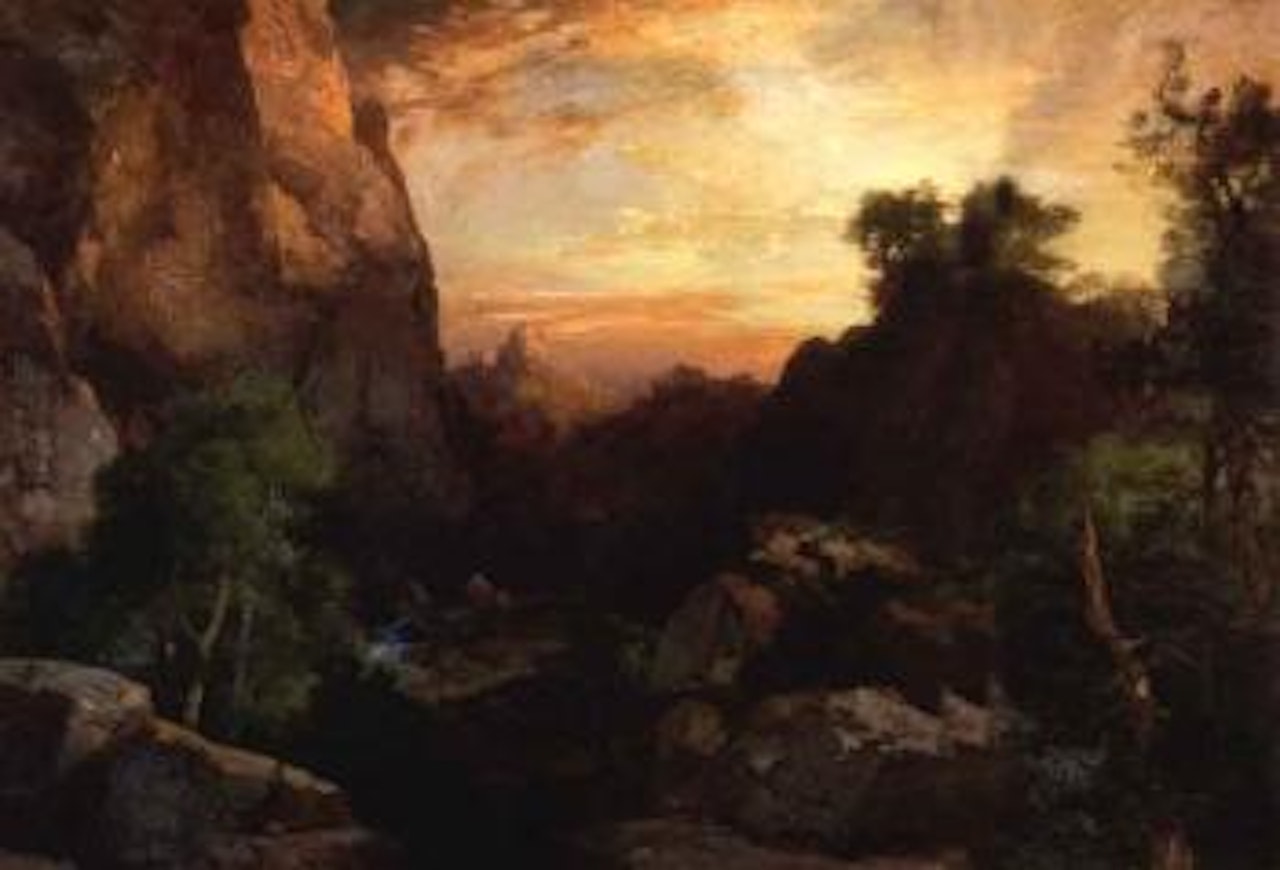 On the Hance Trail, Grand Canyon of the Colorado River, Arizona by Thomas Moran