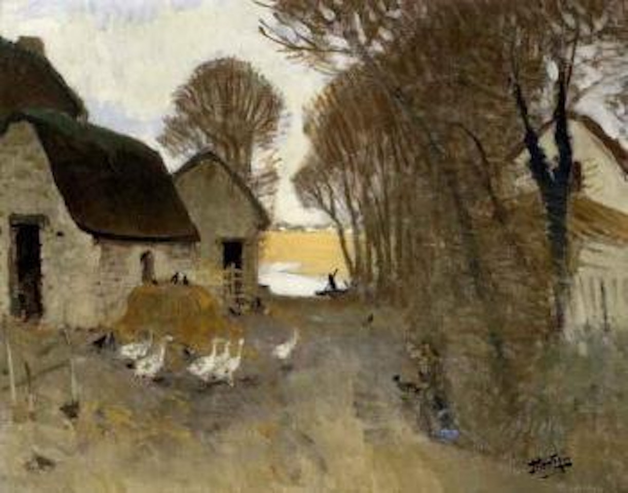 Ferme en Biere by Pierre Eugène Montezin