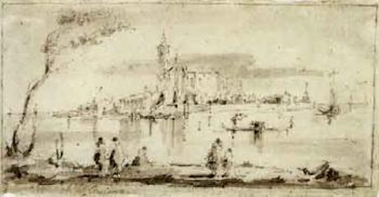 Isola della Laguna Veneta by Francesco Guardi