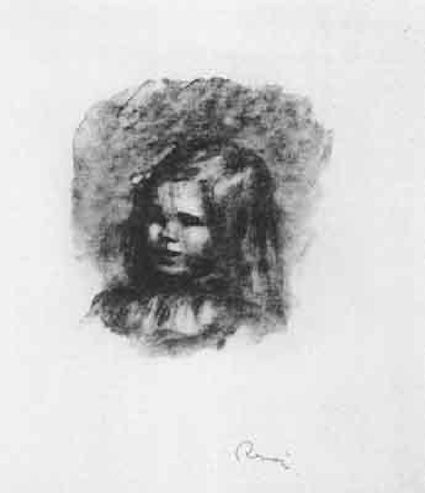 Claude Renoir, tourne a gauche by Pierre-Auguste Renoir
