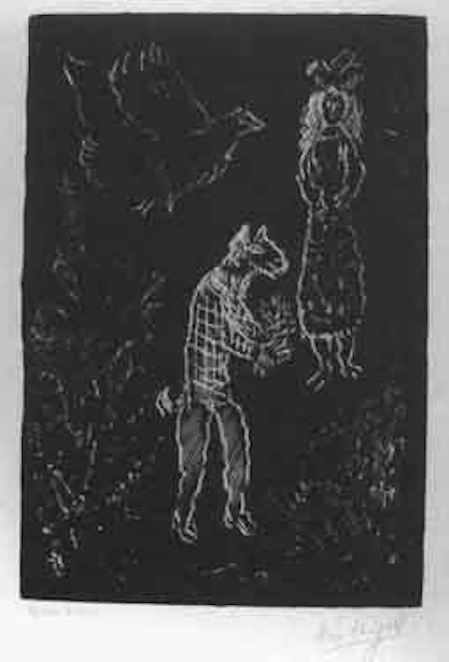 Nuit d'ete by Marc Chagall