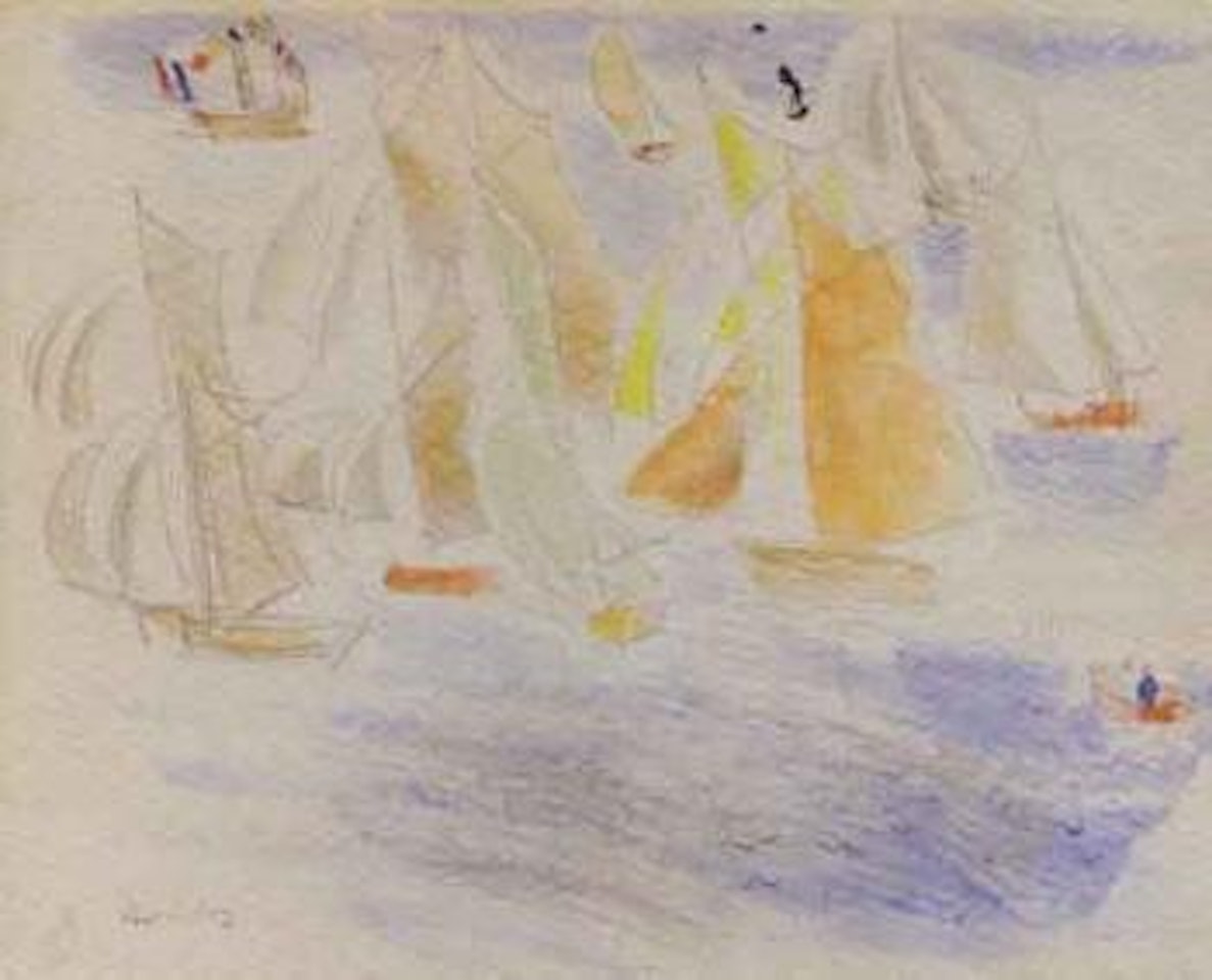Les voiliers by Raoul Dufy