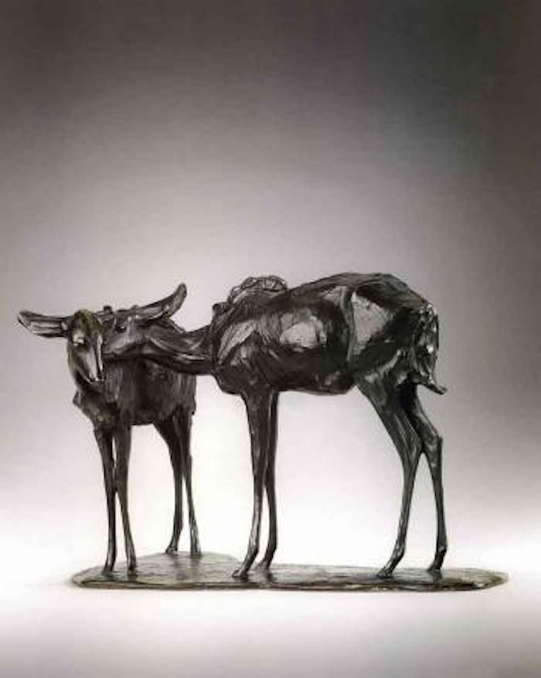 Petites antilopes, la mere malade by Rembrandt Bugatti