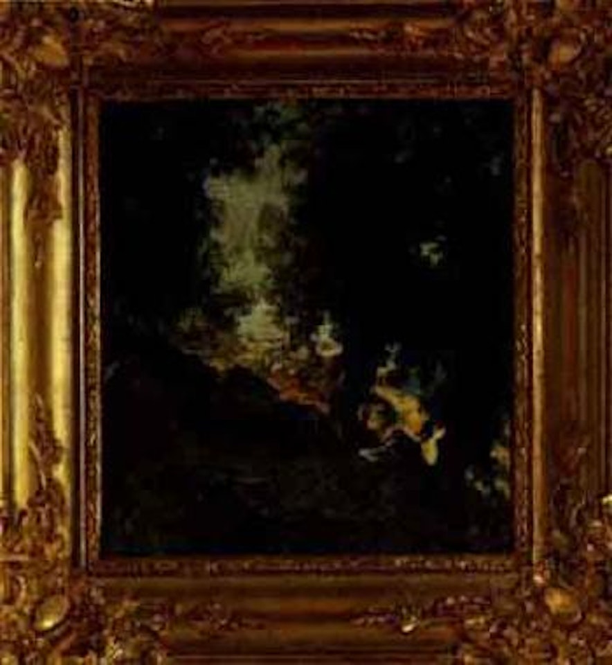 Paysage boise by Gustave Courbet