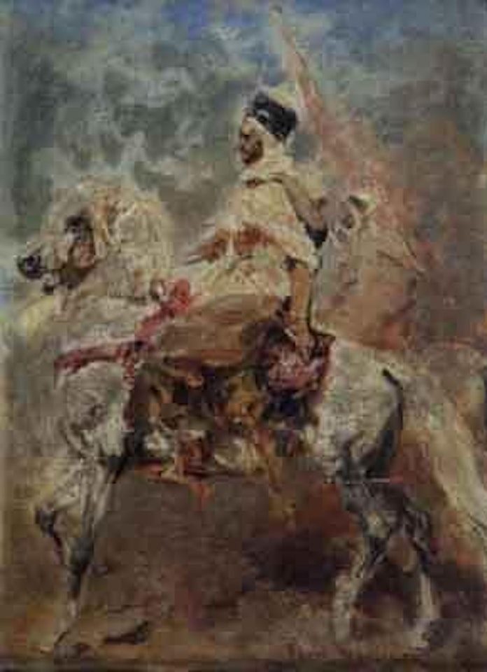 Algerien a la fete by Henri Émilien Rousseau