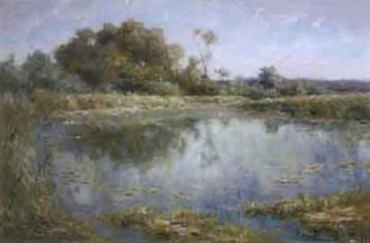 The Moosschweige at Planegg in Upper Bavaria in summer by Otto Pippel