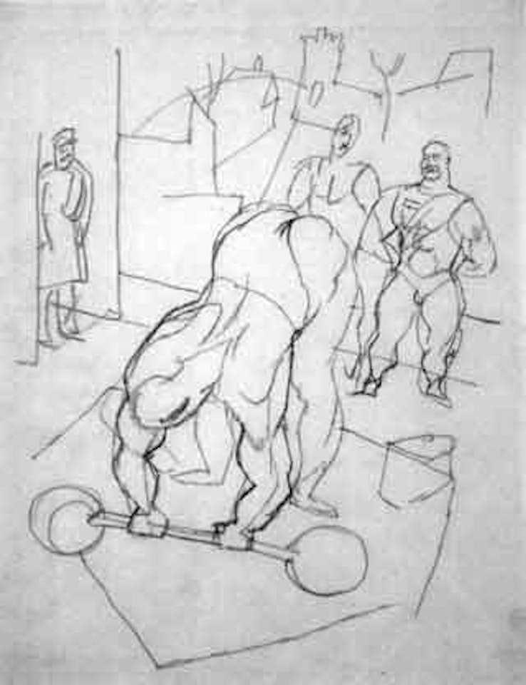 Weightlifter by George Grosz