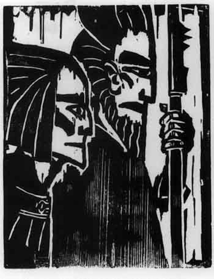 Soldiers in active service by Emil Nolde