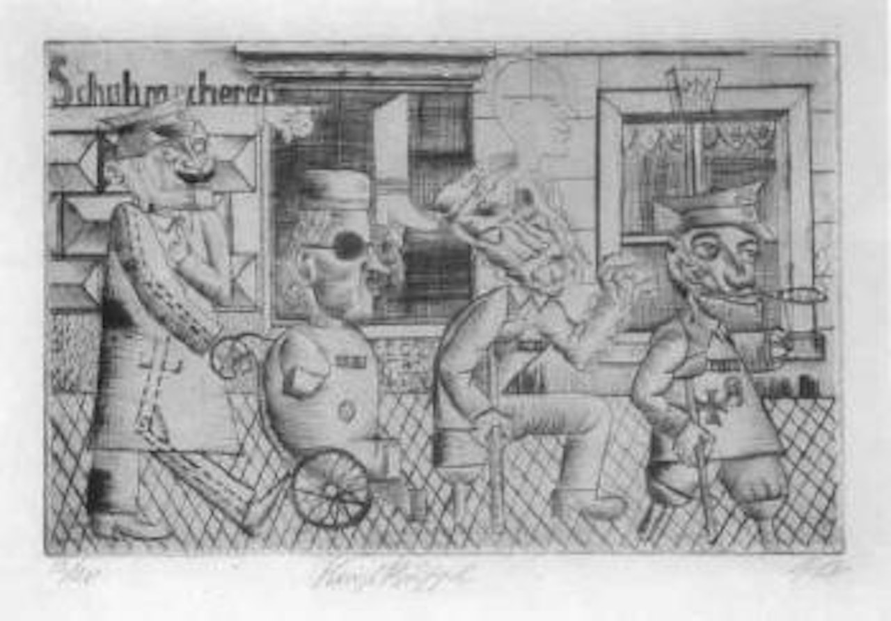 Crippled war veterans by Otto Dix