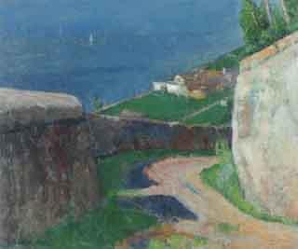 Path through the vineyard by Paul Basilius Barth