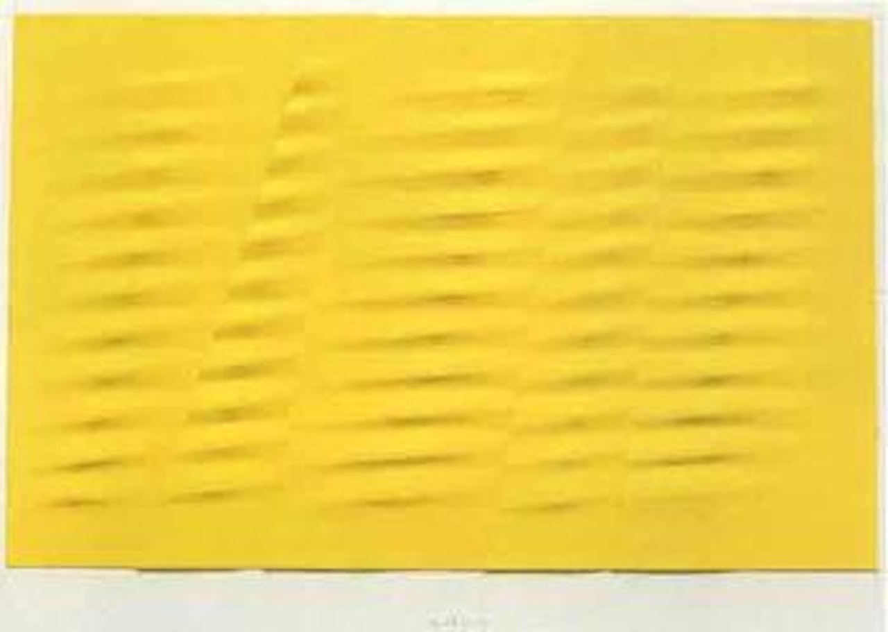 Yellow by Agostino Bonalumi