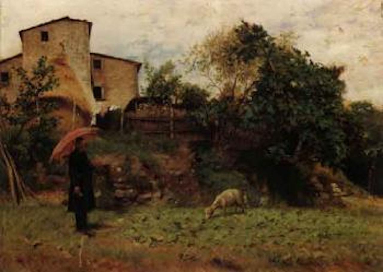 Under the rain by Luigi Bechi