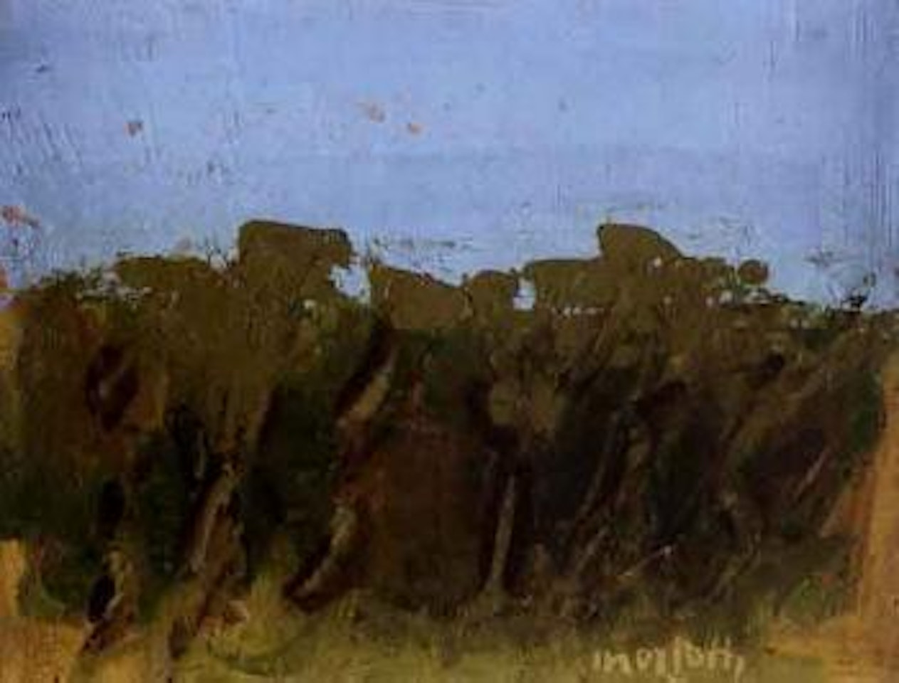 Little wood by Ennio Morlotti