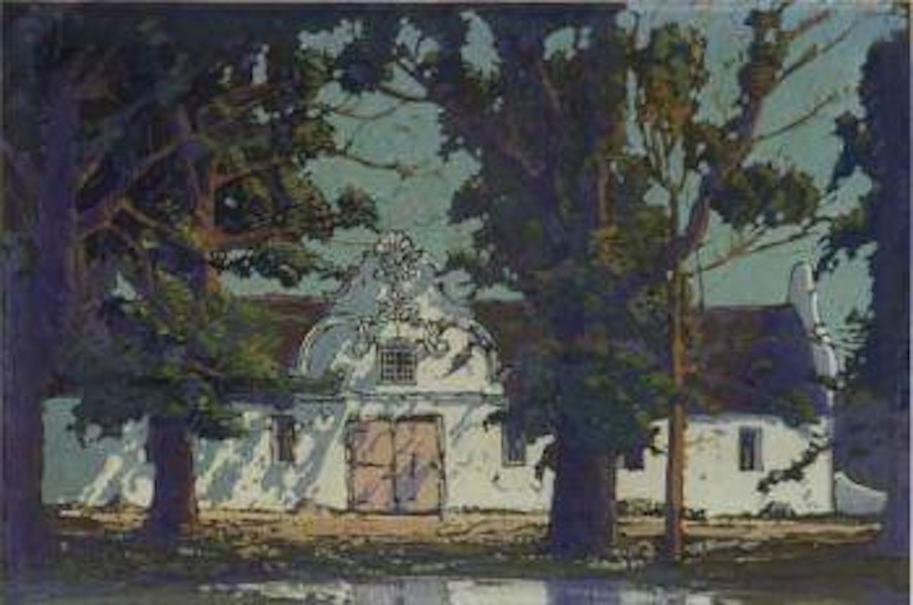 Wine cellar by Jacob Hendrik Pierneef