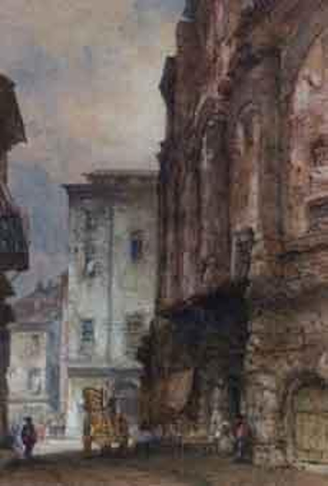 The Theatre of Marcellus, Rome by William Callow