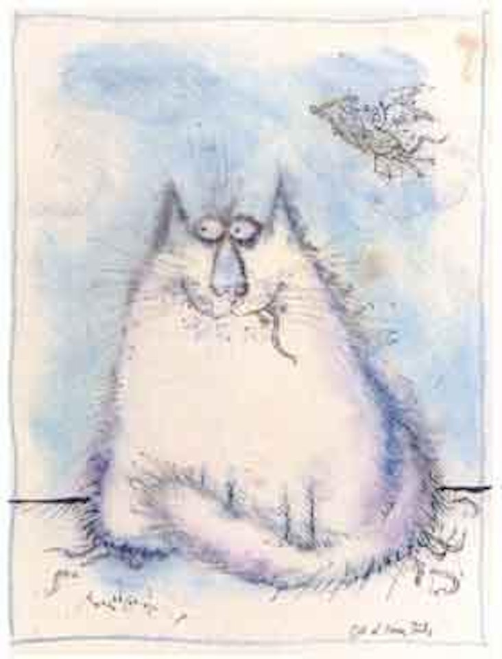 Cat o'nine tails by Ronald Searle