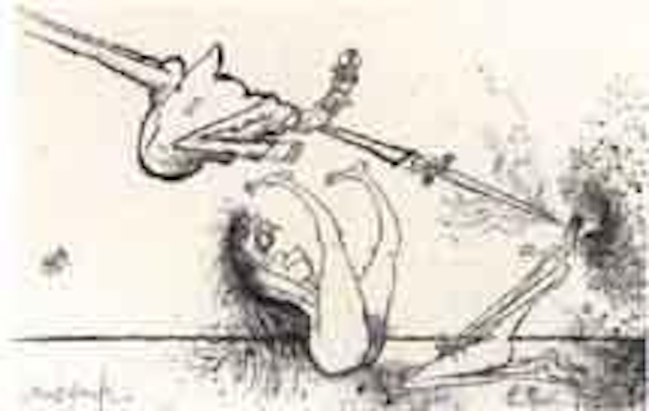 Adam and Eve and the flaming sword of PC by Ronald Searle