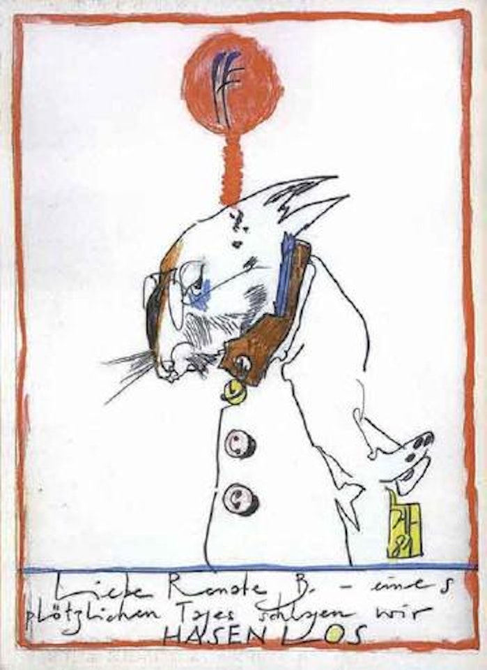 Rabbit hunt by Horst Janssen