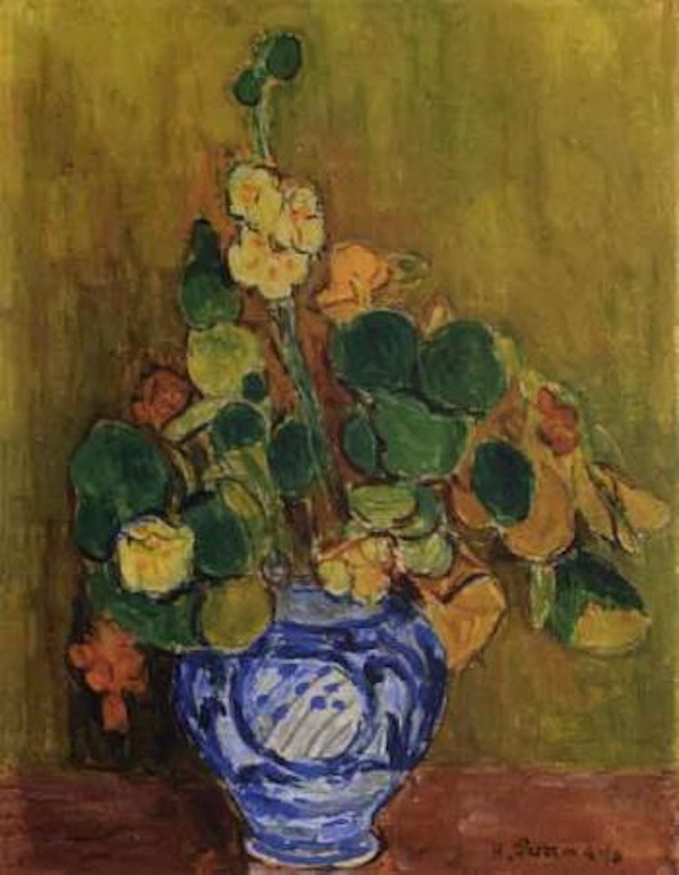Vase of flowers by Hans Purrmann