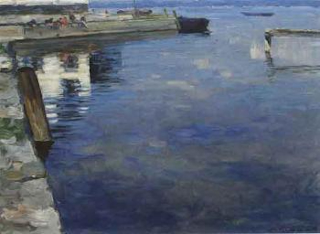 Seaside scene by Alexander Koester