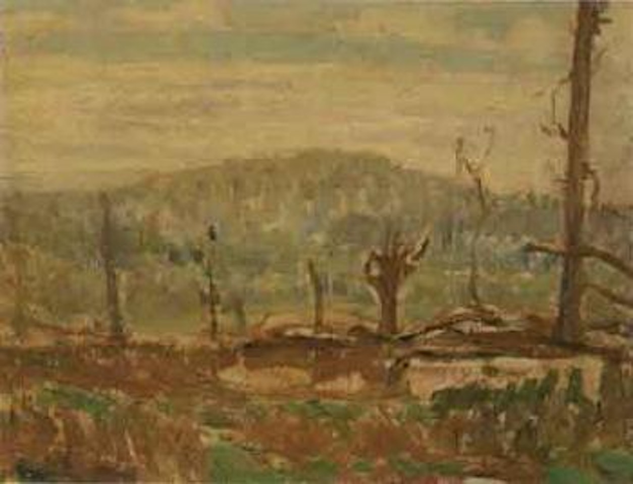 Kemmel Hills from the Lower Trenches by Alexander Young Jackson