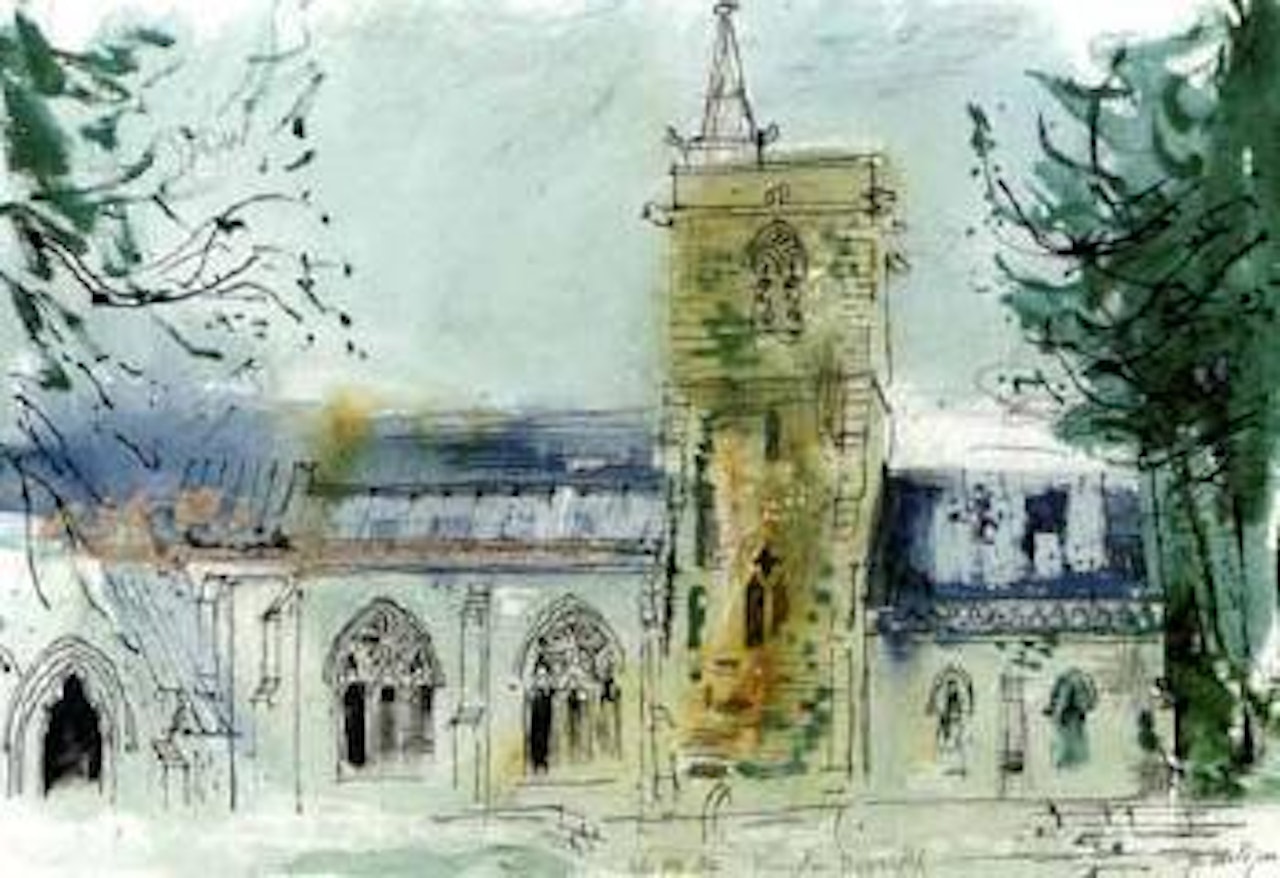 Kingston Deverill by John Piper
