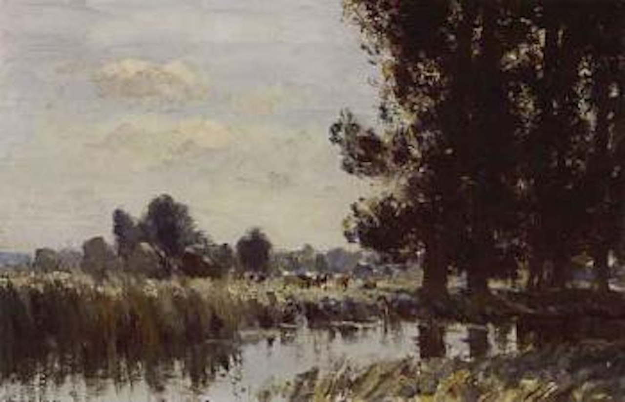 Suffolk stream by Edward Seago