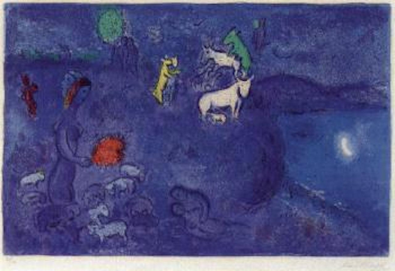 Daphnis and Chloe, spring by Marc Chagall