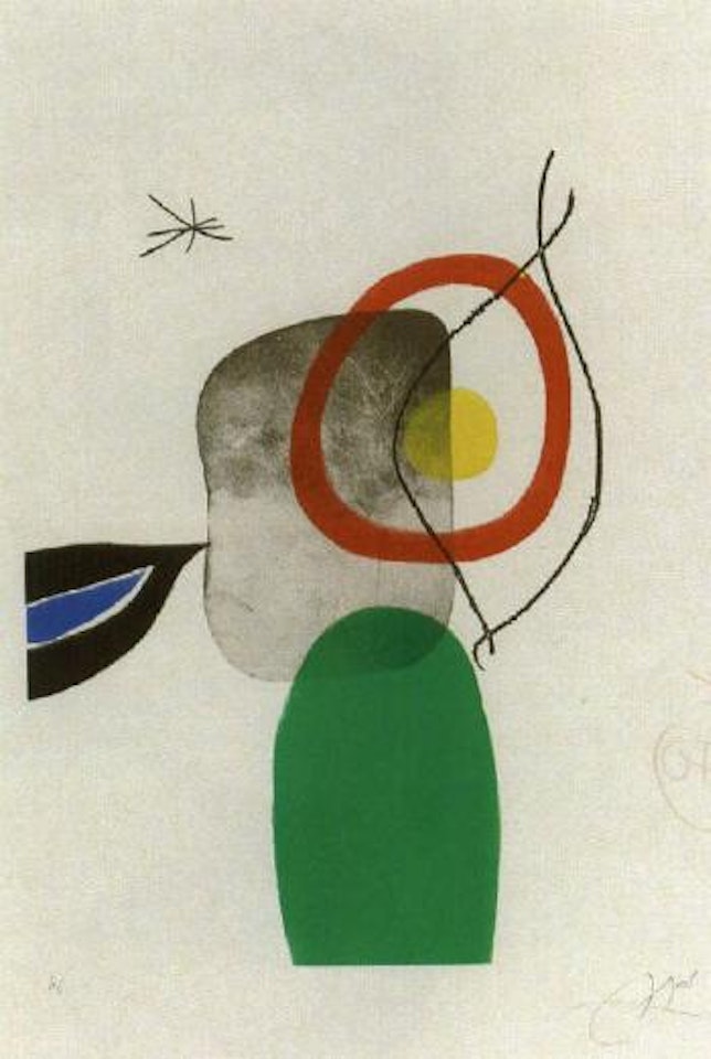 Tir a l'arc by Joan Miró