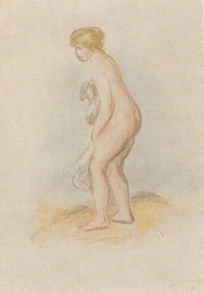 Baigneuse debout, en pied by Pierre-Auguste Renoir