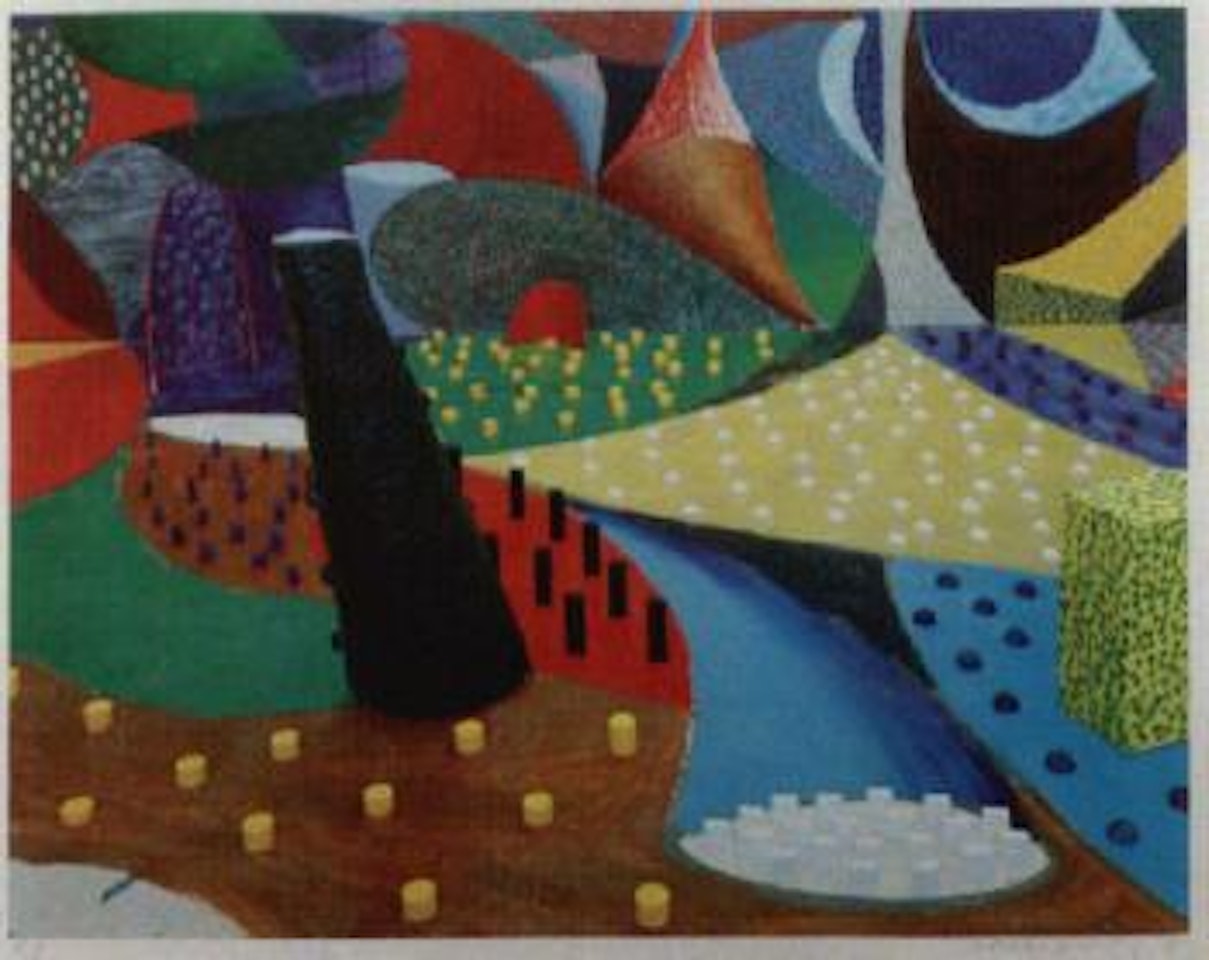 Snail's space, second detail by David Hockney