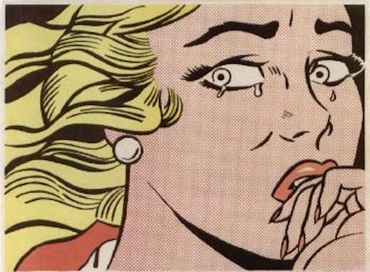 Crying girl by Roy Lichtenstein