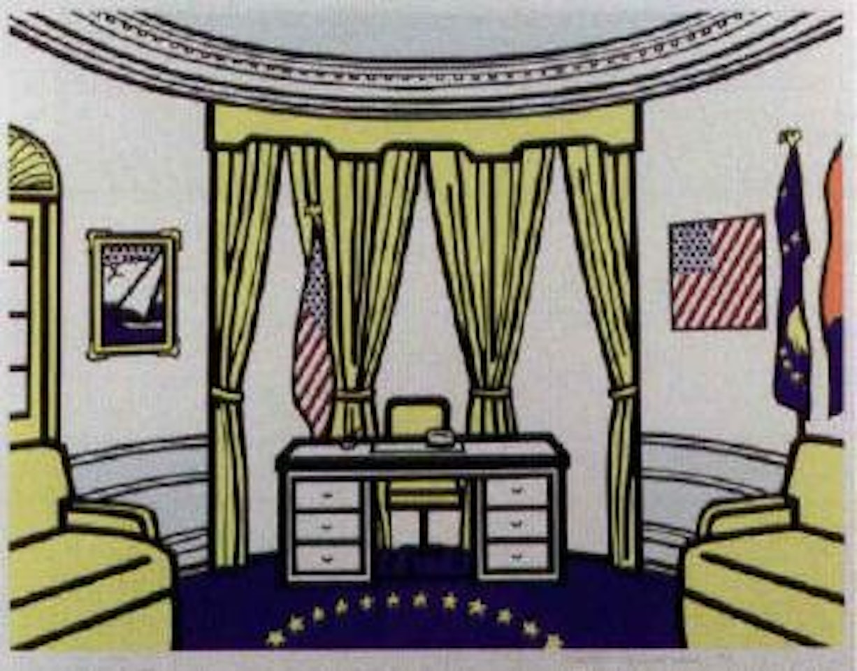 Oval office by Roy Lichtenstein