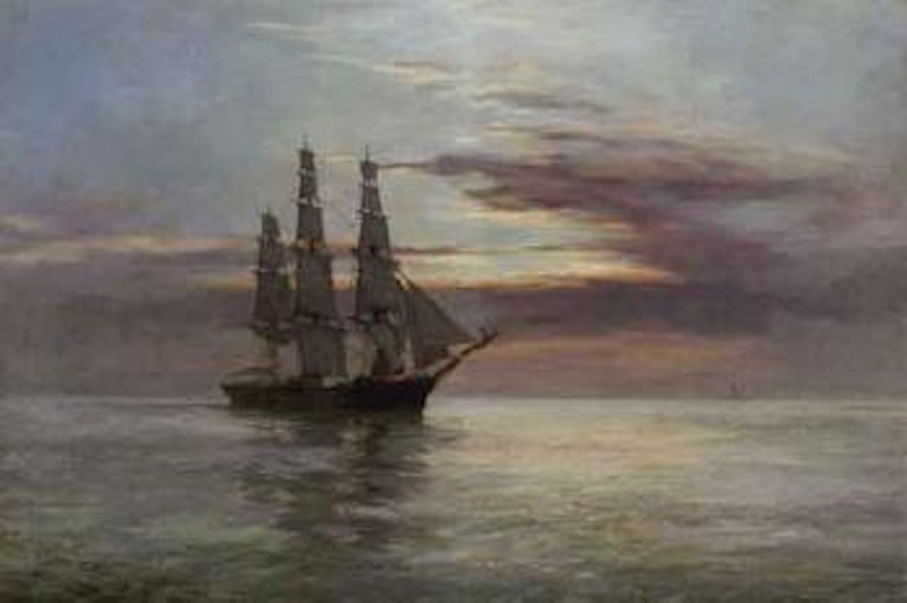 Dusk, The Queensberry by Montague Dawson