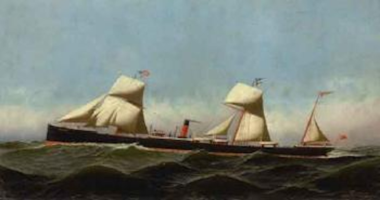 The SS Glencoe outward bound by Antonio Jacobsen