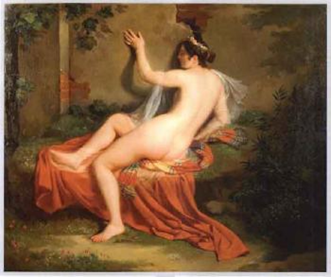 Nu de dos by Jean Augustin Franquelin