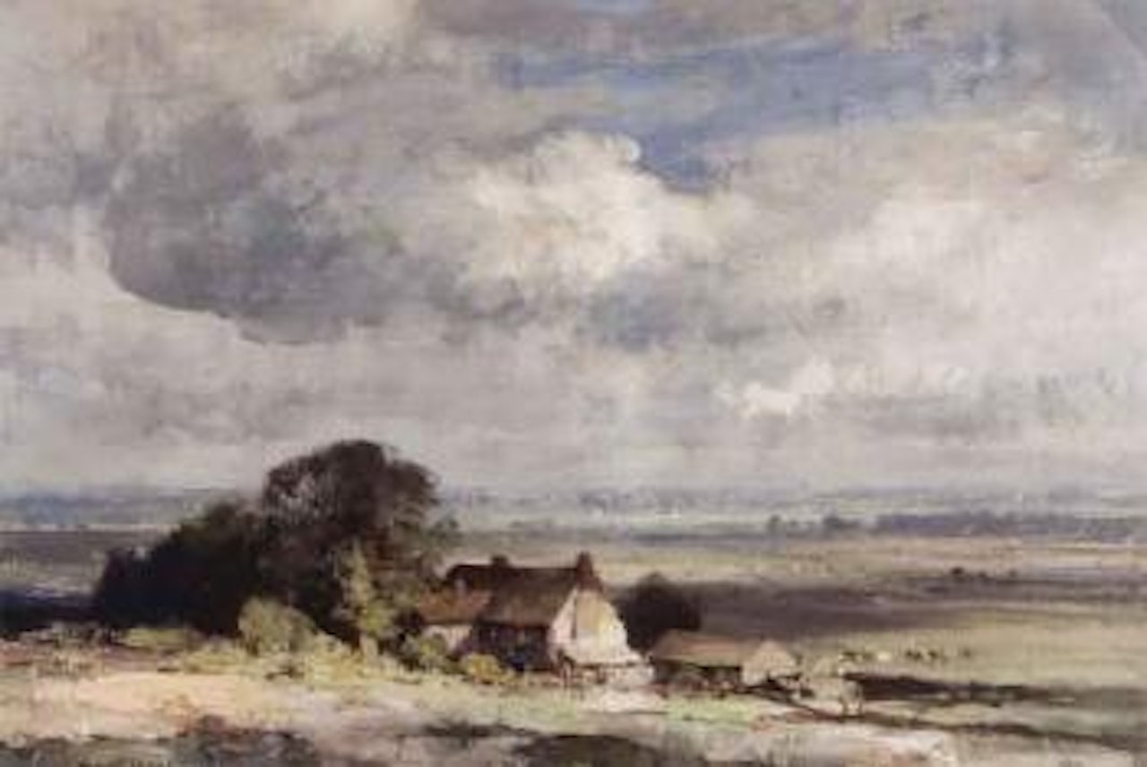 Wide marshes by Edward Seago
