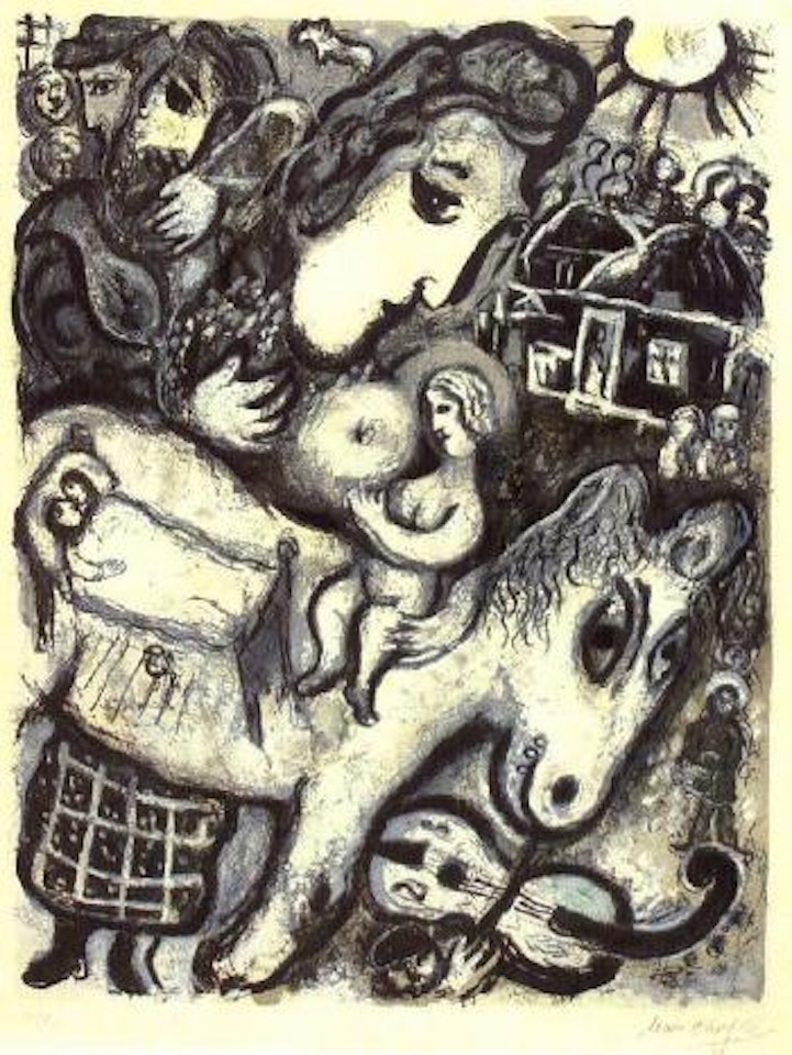 Grey village by Marc Chagall